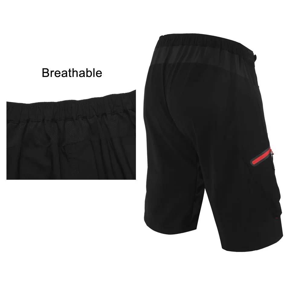 

Men's Mountain Bike Bicycle Riding Sports Losse fit Baggy Cycling Shorts MTB Downhill Breathable Riding Shorts