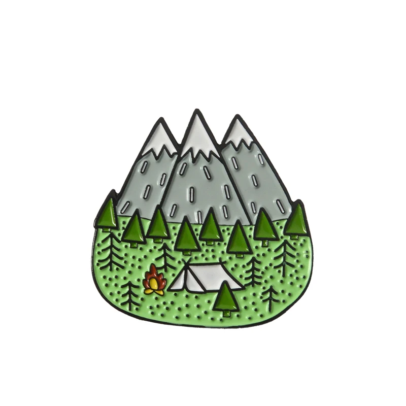 Ван Гог звездное небо анатомическая эмалированная булавка в форме сердца