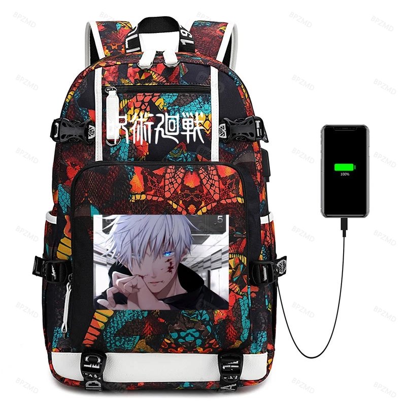 

Anime Jujutsu Kaisen Yuji Itadori Backpack Boy School Backpack Children Boys Girls Daily Backpack Students Backpack