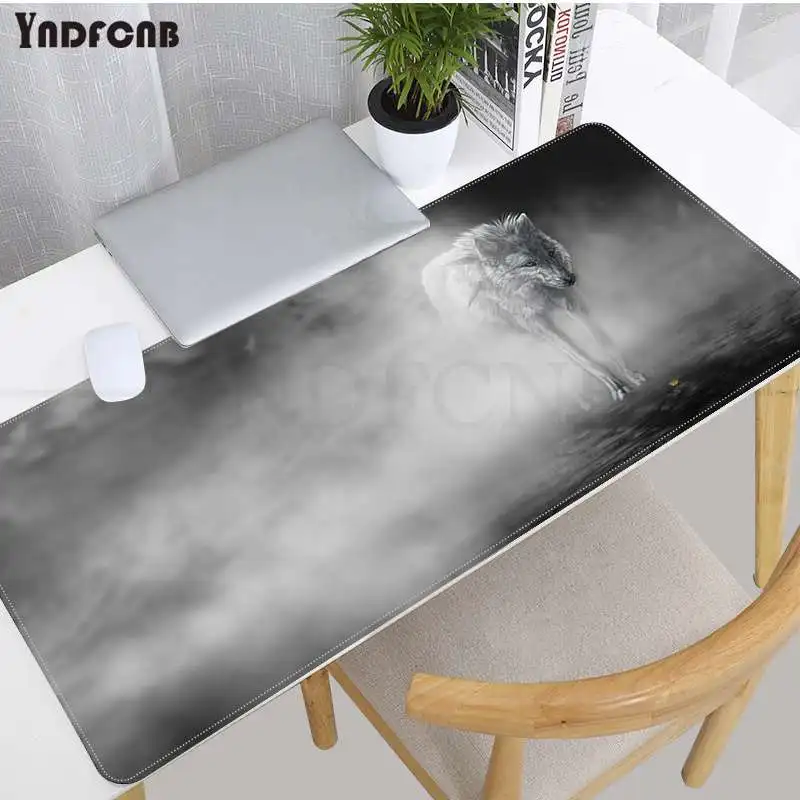 

Wolf Light Forest 2020 New Rubber PC Computer Gaming mousepad Size for Mouse Keyboards Mat Mousepad for boyfriend Gift