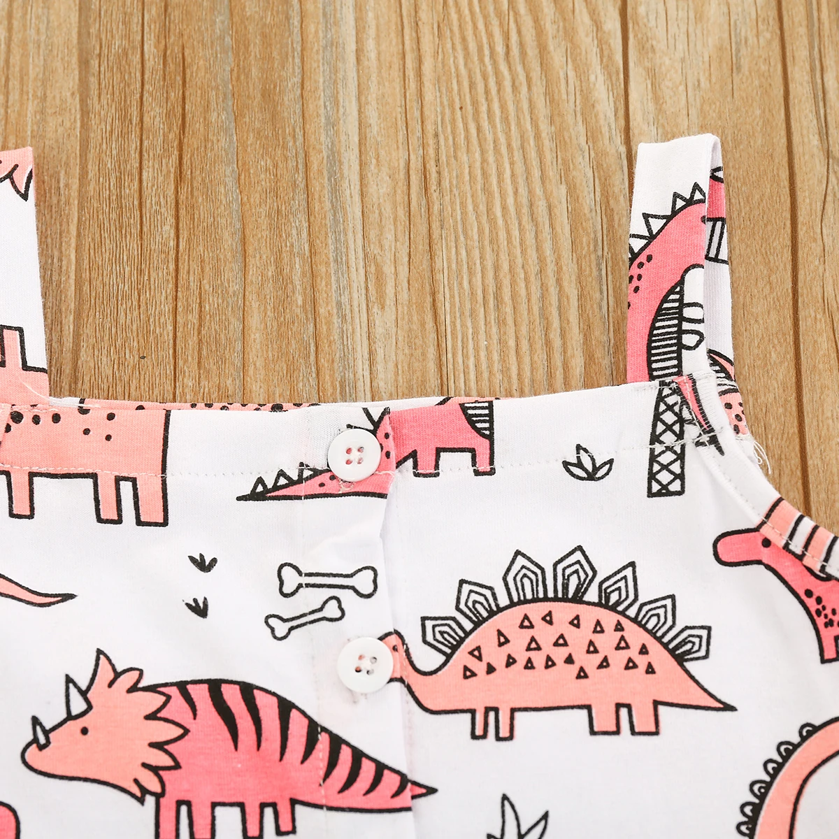 Комплект одежды для маленьких девочек из 3 предметов топ без рукавов с мультяшным