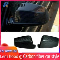 for bmw e60 rearview mirror cover carbon fiber car style carbon fiber look side rearview wing mirror cover caps 5series late f12
