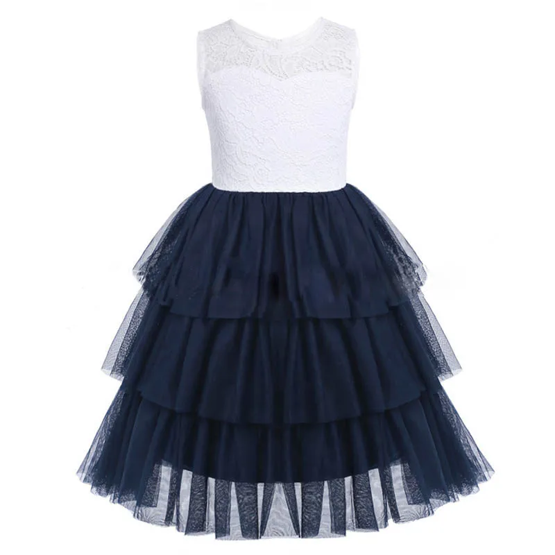 

Tulle Girls Princess Dress Children's Wear Lace Net Tutu Skirt Children's Skirt Cake Dress Girls Dresses for Party and Wedding