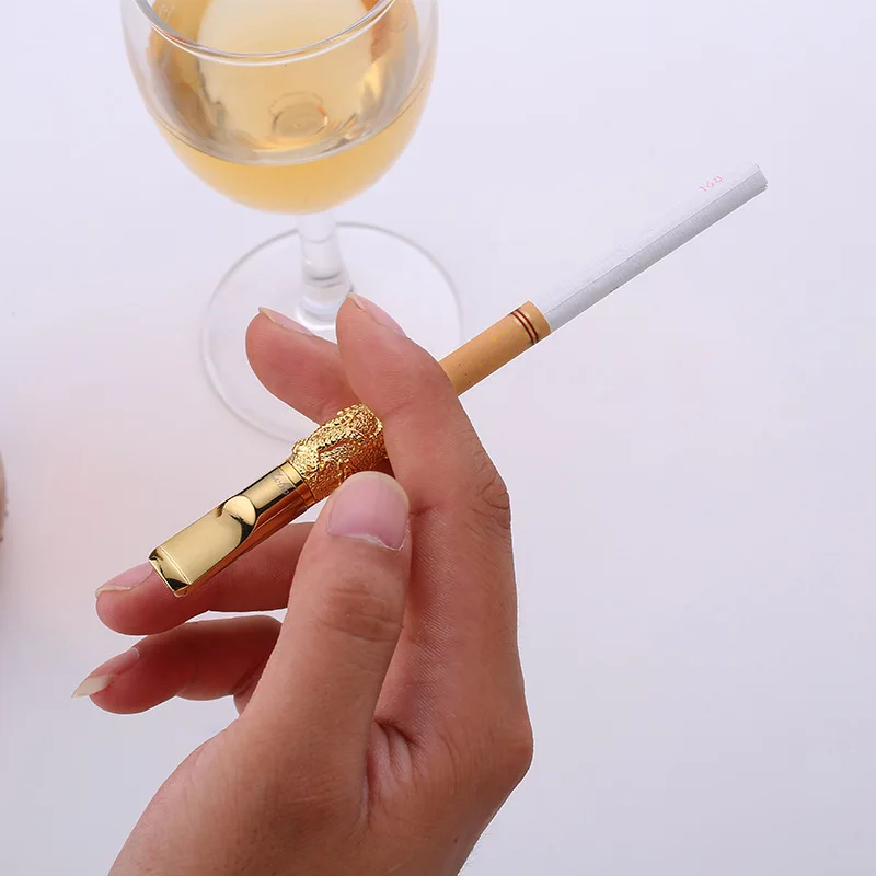 Zobo оригинальный держатель для сигарет двойного типа рельефный выдолбленный