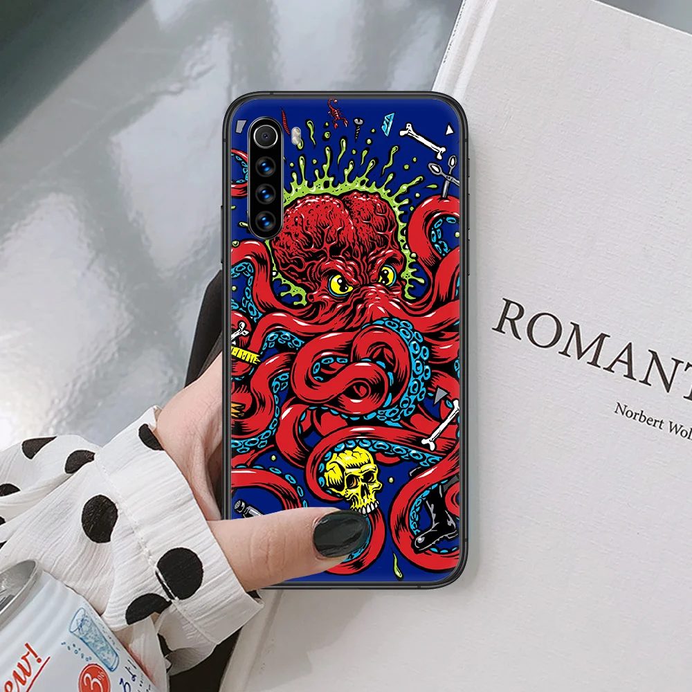 

Santa Cruz Skateboards brand trend Phone Case For XIAOMI Redmi Note 3 4 5 6 7 8 9 Pro T S X max black black shell tpu cell cover
