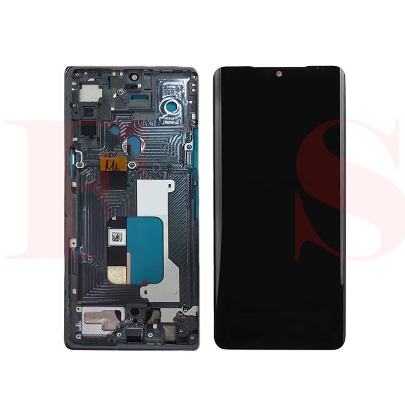 P-OLED Original para LG Velvet 5G G9 LM-G900N, pantalla de visualizaci&oacute;n con montaje de digitalizador de marco, piezas de repuesto, LM-G900EM-1