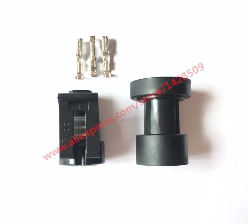 20 Sets Female Male Delphi 3 Pin Water Temperature Sensor Connector Restrictor Air Damper 12110192 / 12065287 For Buick Excelle |