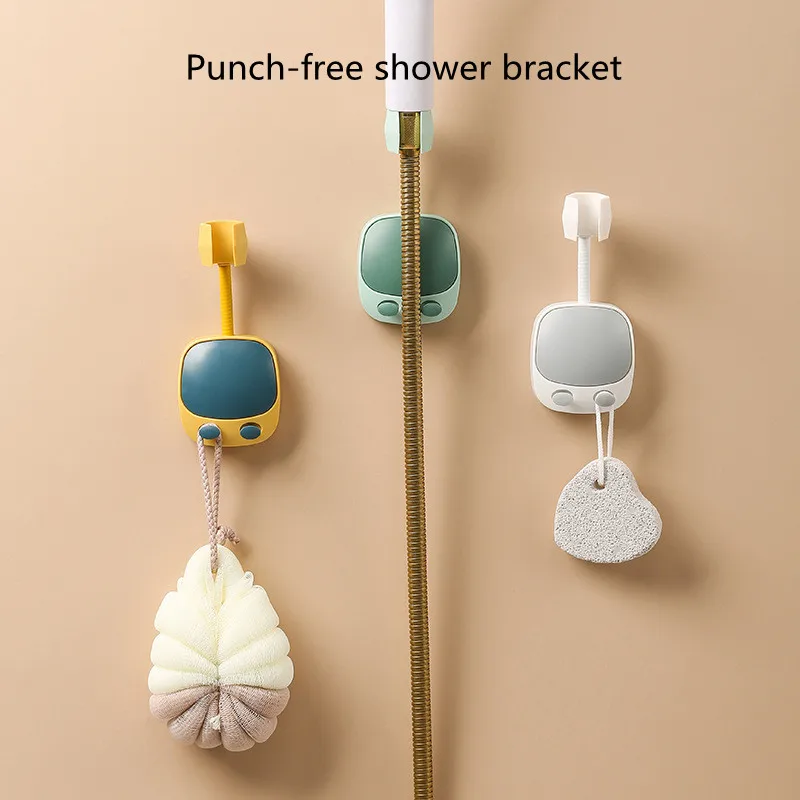 

Punch-free universal shower bracket shaking head adjustable bathroom nozzle shower suction cup fixed seat shower head bracket