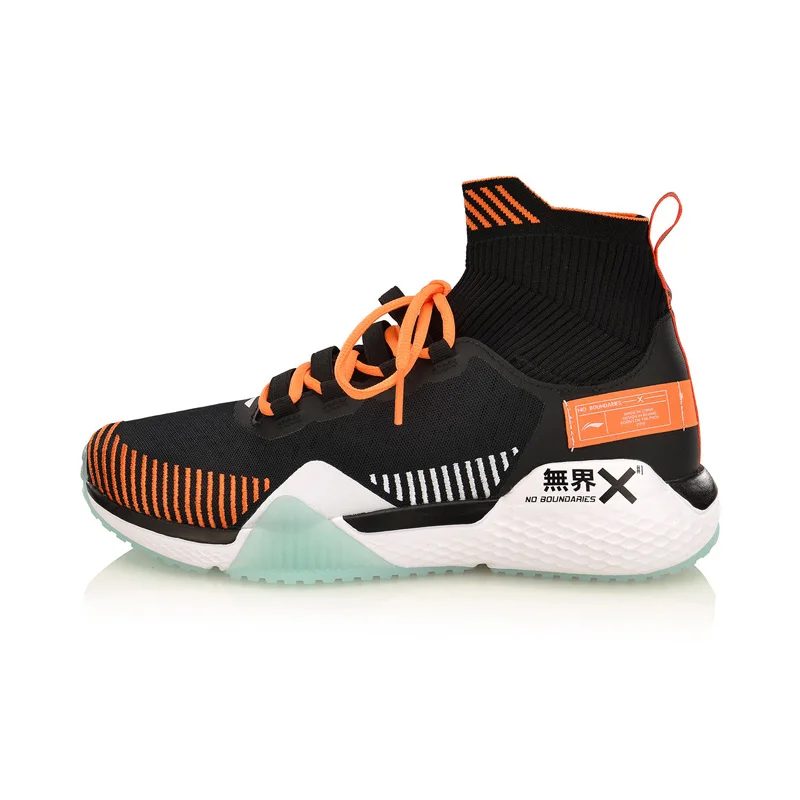 AFJP003-1H Li-Ning Men NO BOUNDARIES Training Shoes Cushion Mono Yarn Breathable High-Cut LiNing CLOUD Sport Shoes Sneakers AFJP003 YXX048 - Цвет: AFJP003-1H