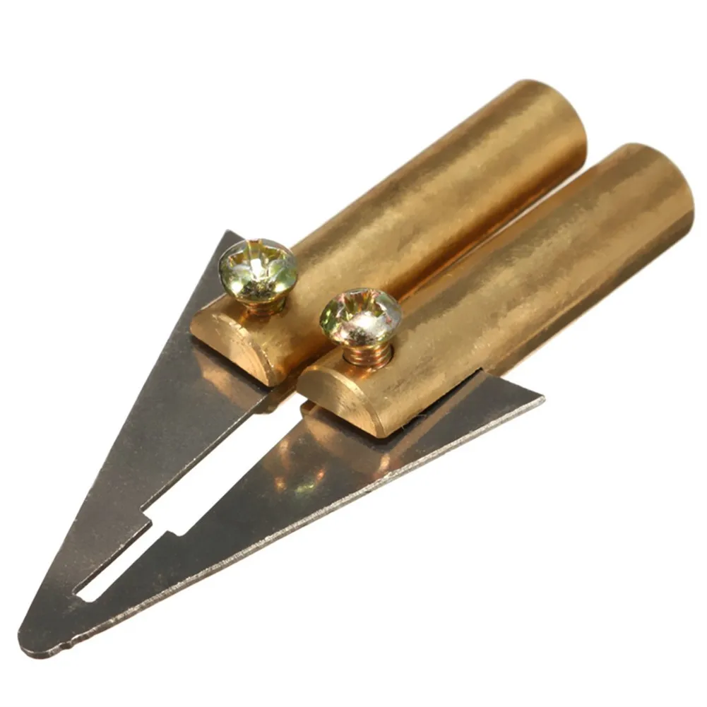 

1 Pc Triangular Spatula For Fender Trim Welder Repair Gold Silver Steel