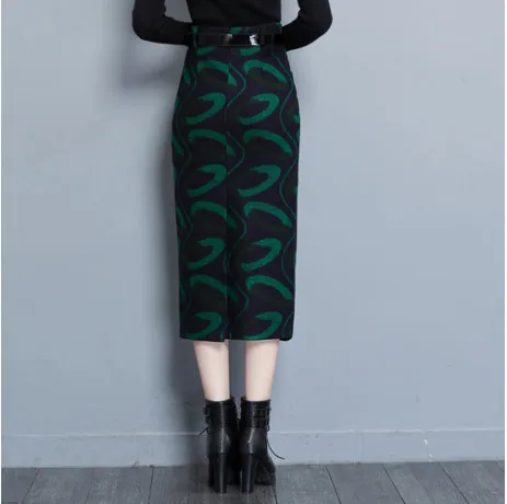 2020 новый элегантный халат OL Офисная Рабочая одежда юбки с принтом корейские