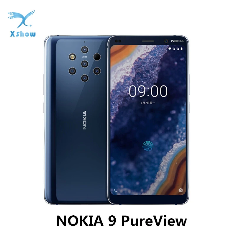 Мобильный телефон Nokia 9 Pureview 6 ГБ ОЗУ 128 Гб ПЗУ две sim карты Android 5 99 дюймов камер