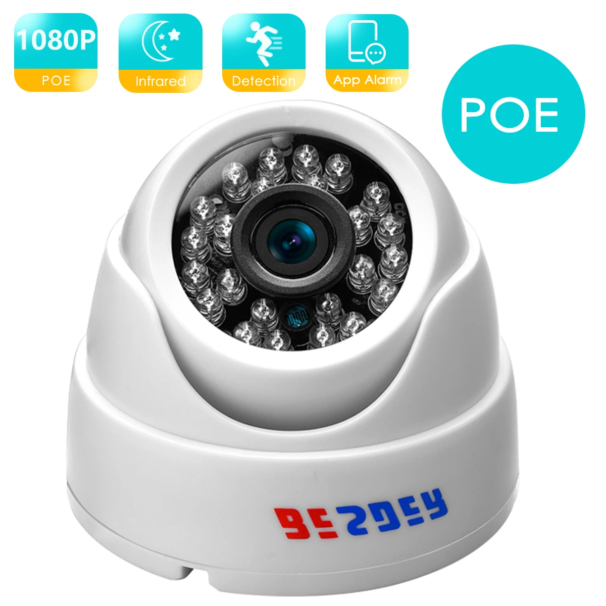 BESDER HD 1080P IP-камера 720P Внутренняя купольная камера ИК-объектив 2 8 мм 2MP