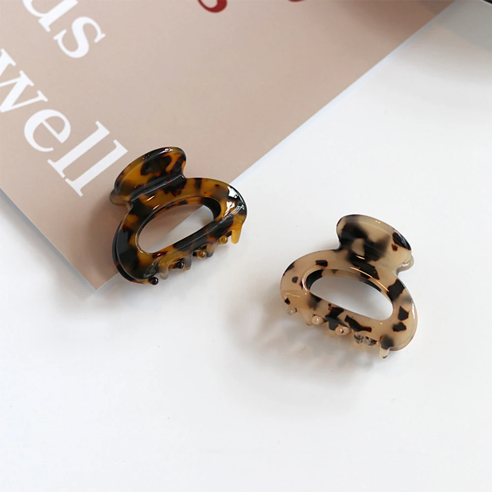 

Sweet Mini Acetate Hair Clips for Women Girls Hair Claw Chic Barrettes Crab Hairpins Styling Claw Clips Fashion Hair Barrettes