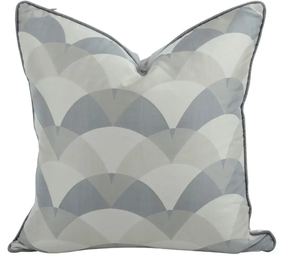 

Элегантная серая Геометрическая декоративная подушка/almofadas Чехол 45 50 55 60, европейская Серебристая необычная наволочка для украшения дома