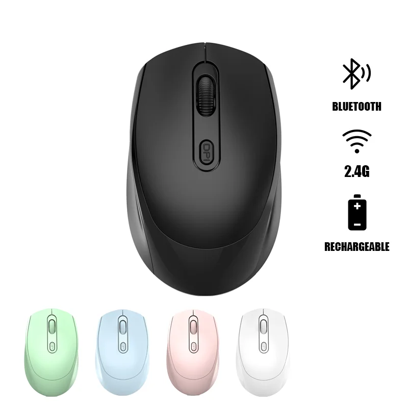 

Bluetooth-мышь компьютерная беспроводная Бесшумная, 2,4 ГГц, два режима