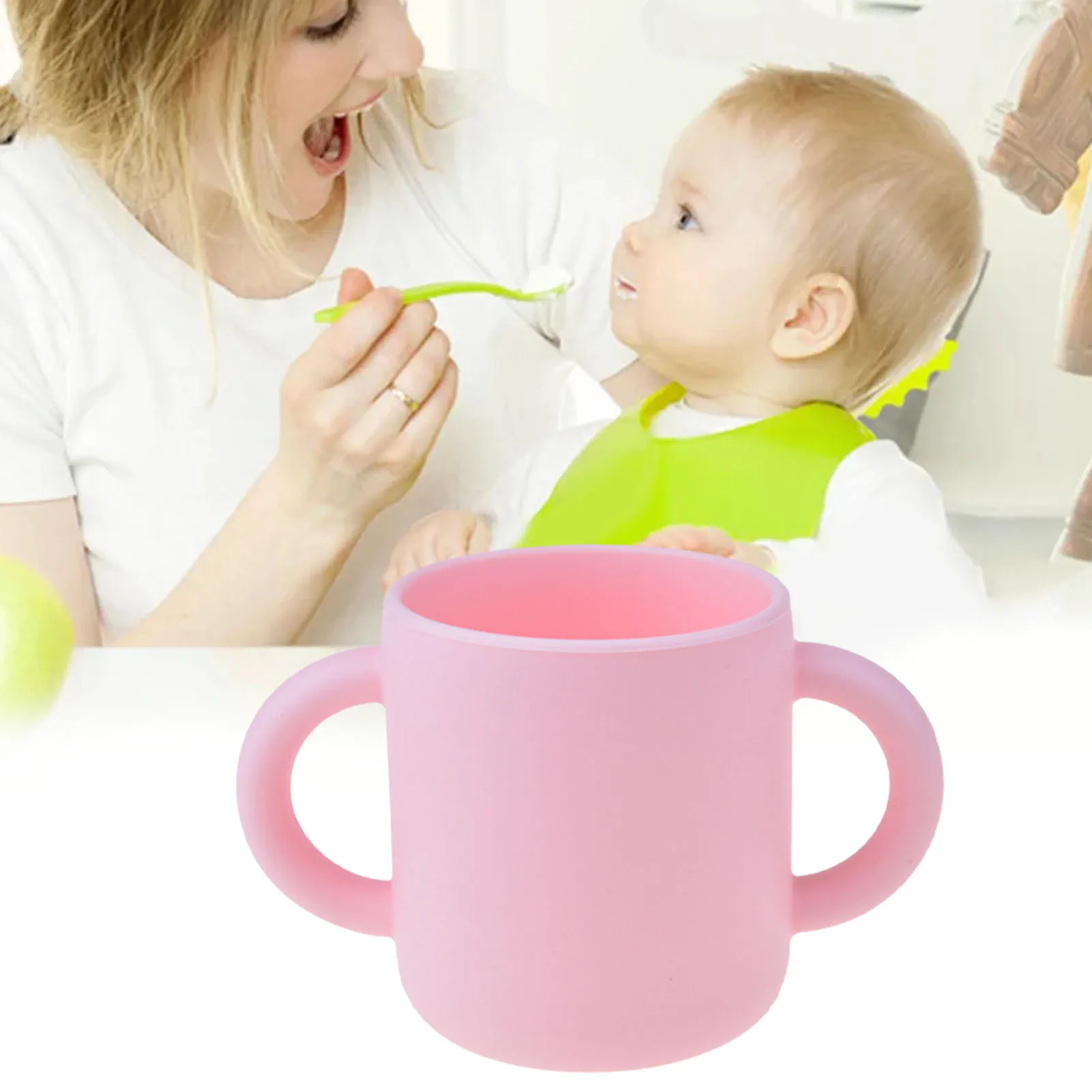 140ml силиконовая кружка для воды силиконовый бинауральные стакана