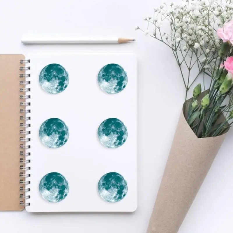 Светящаяся Луна земля наклейки на стену для детской комнаты спальни DIY 3D домашний