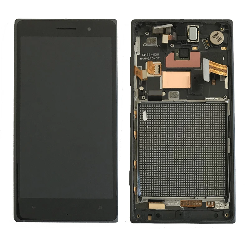 

5.0" Original LCD Display for Microsoft Nokia Lumia 830 N830 RM-984 LCD Display Touch Screen Digitizer Replacement with Frame