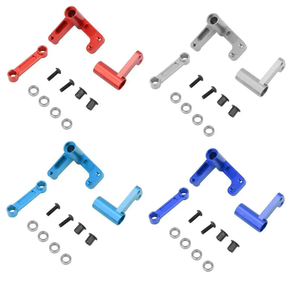 1 комплект RC деталей руля из алюминиевого сплава для Traxxas Bandit / Rustler Slash 2WD модель