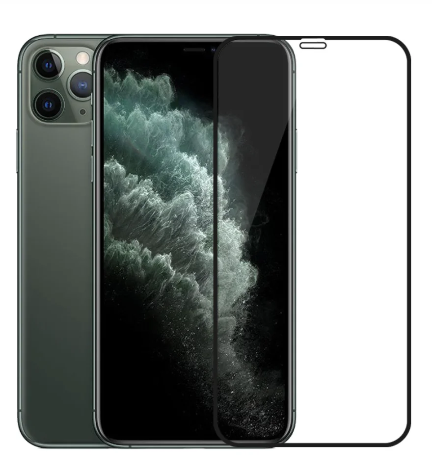 5Pcs Full Cover Tempered Glass For iPhone 11 12 13 14 Pro Max XR XS Screen Protector Protective Film For iPhone X XS Max 12 mini