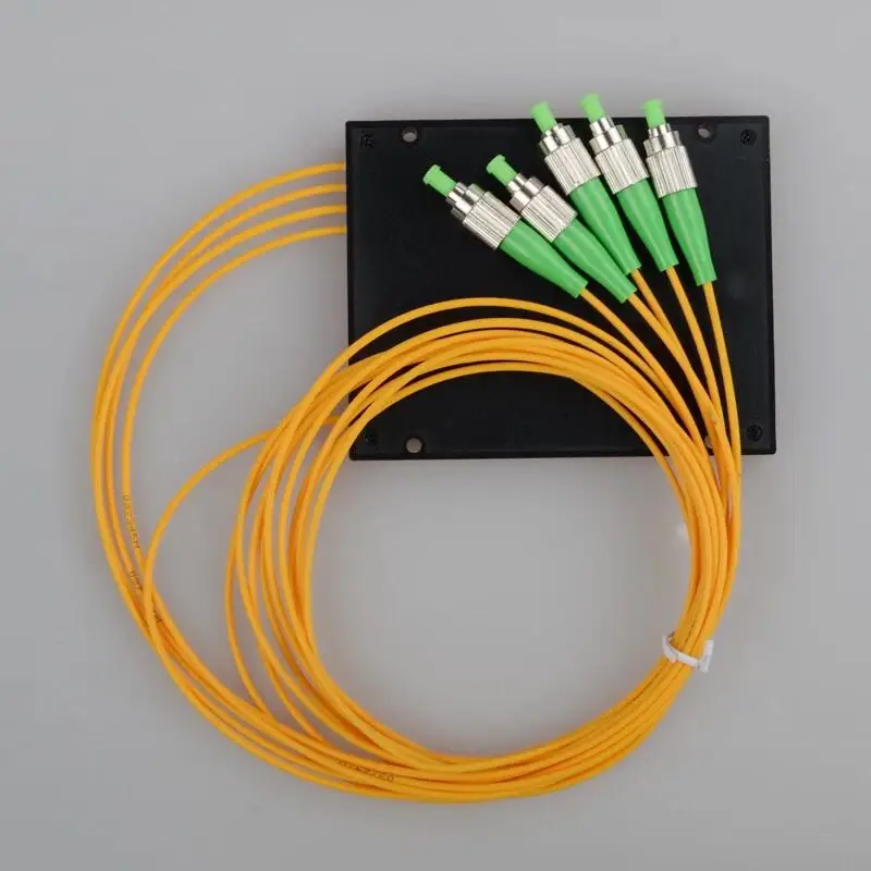 FC/ APC 1x4 волоконно-оптический разветвитель PLC Кассетный или ABS одномодовый SC FC LC ST