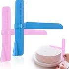 Регулируемый Кухонный скребок для торта, скребок для украшения тортов, форма для глазировки из сахара, шпатель для торта, инструмент для выпечки масла