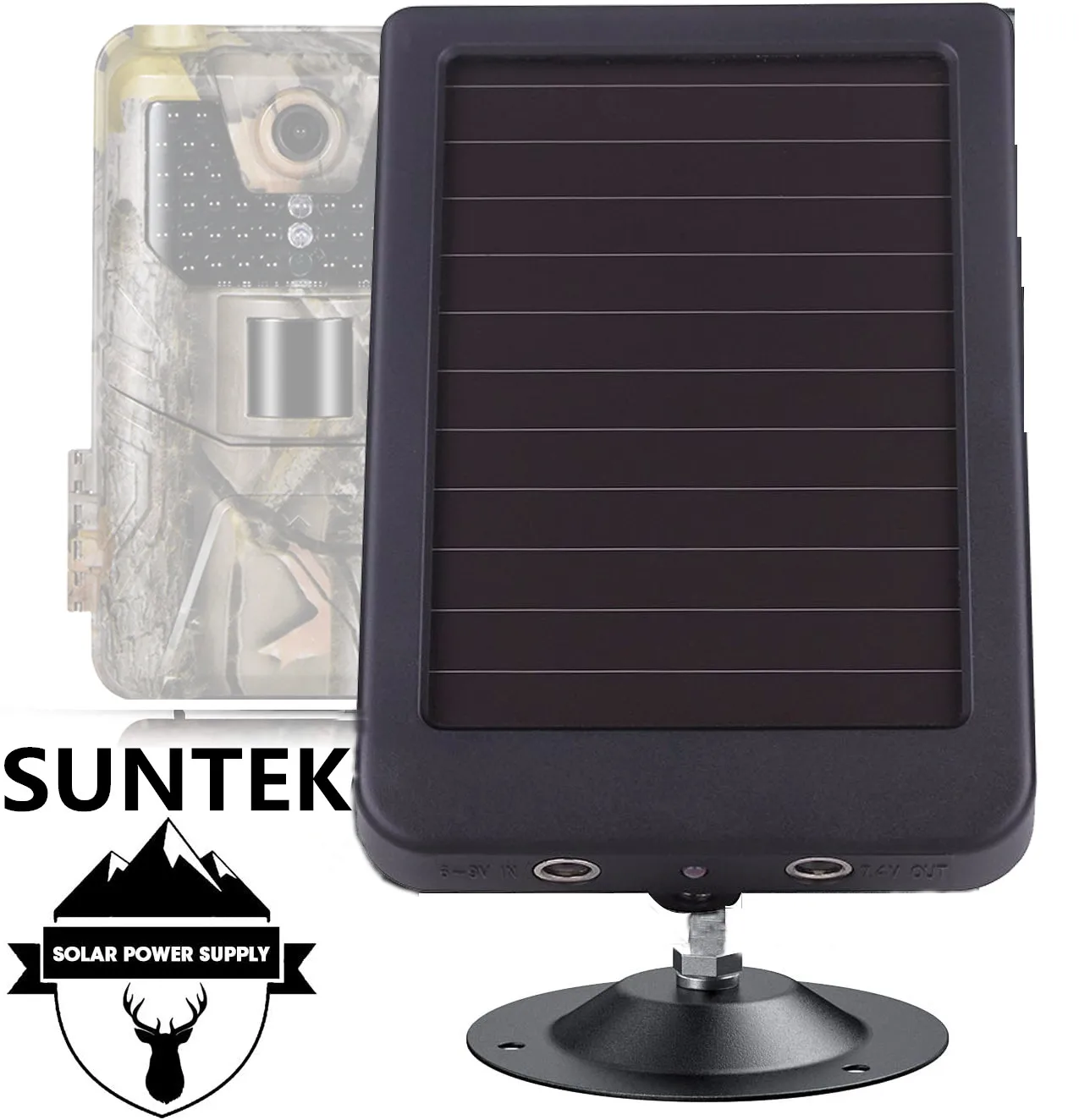 Outdoor Solar Panel 3000mah 9V Solar Power Supply Charger Battery for  Suntek HC300 HC500 HC700  HC801 HC-900 Trail Cameras