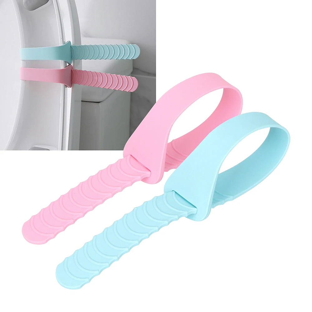 

Sanitary Seat Cover Lifting Device Portable 1pc Foldable Toilet Closestool Seat Handle Toilet Seat Cover Lifter Silicone