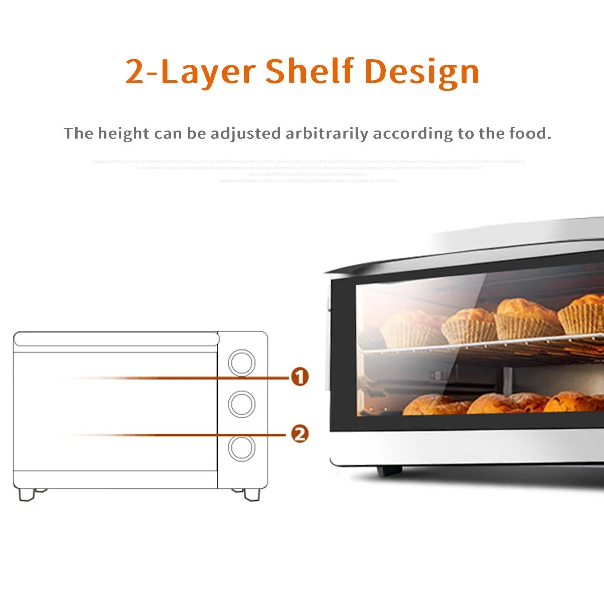 Многофункциональная микроволновая печь 13 л Бытовая Автоматическая