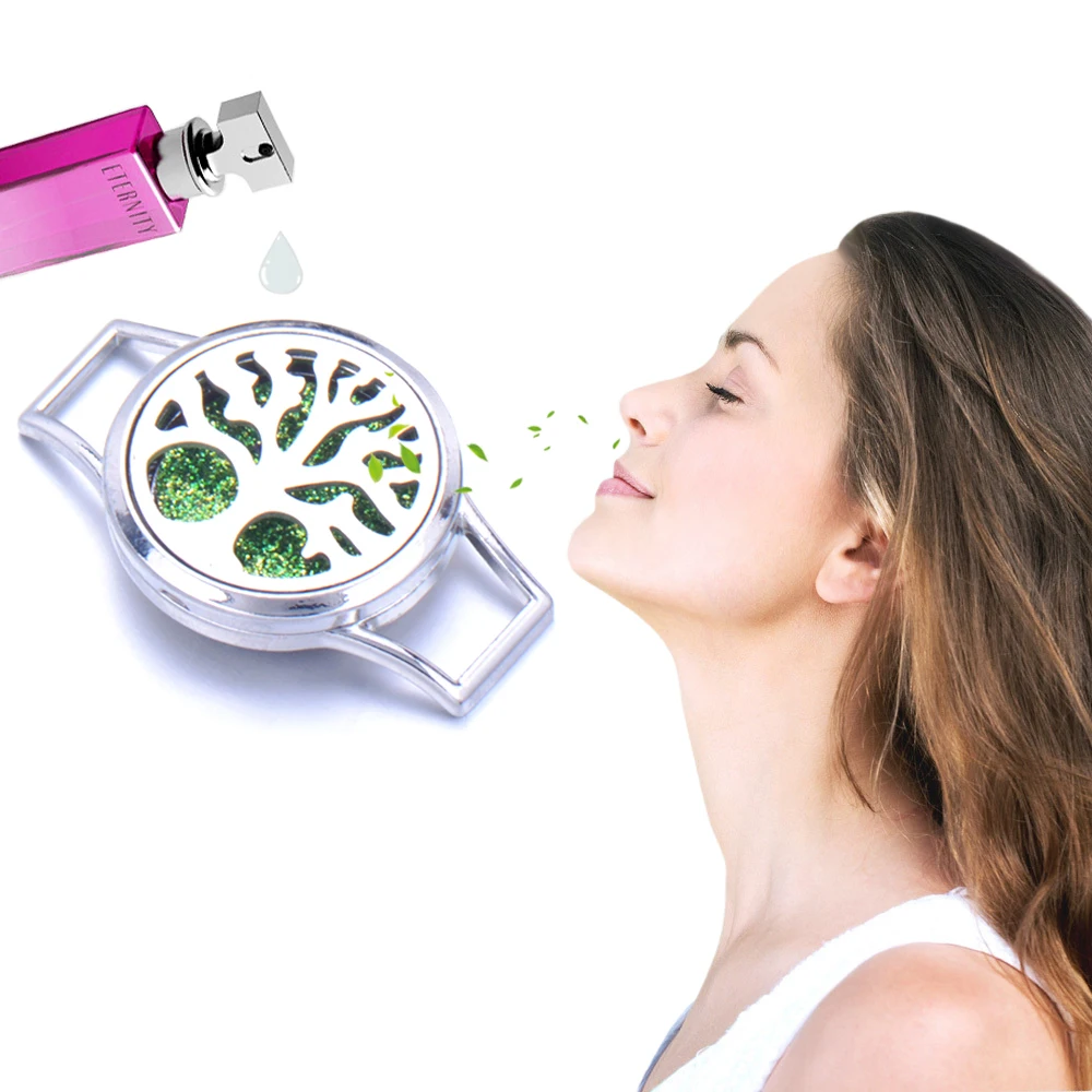 10 шт./лот браслеты для ароматерапии диффузор эфирного масла Медальоны розовый