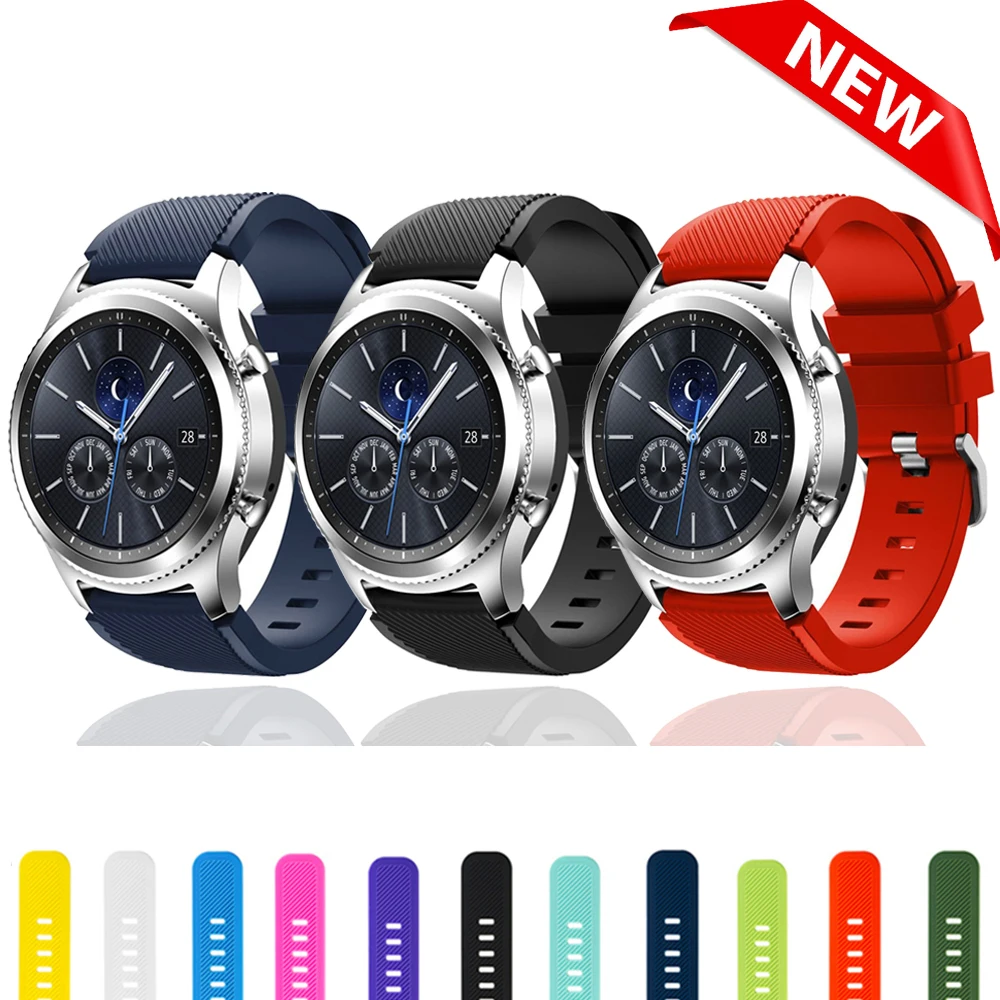 Ремешок 20/22 мм для часов Amazfit gts2/Pace спортивный браслет Samsung Galaxy watch 3/Gear S3 Frontier/active 2