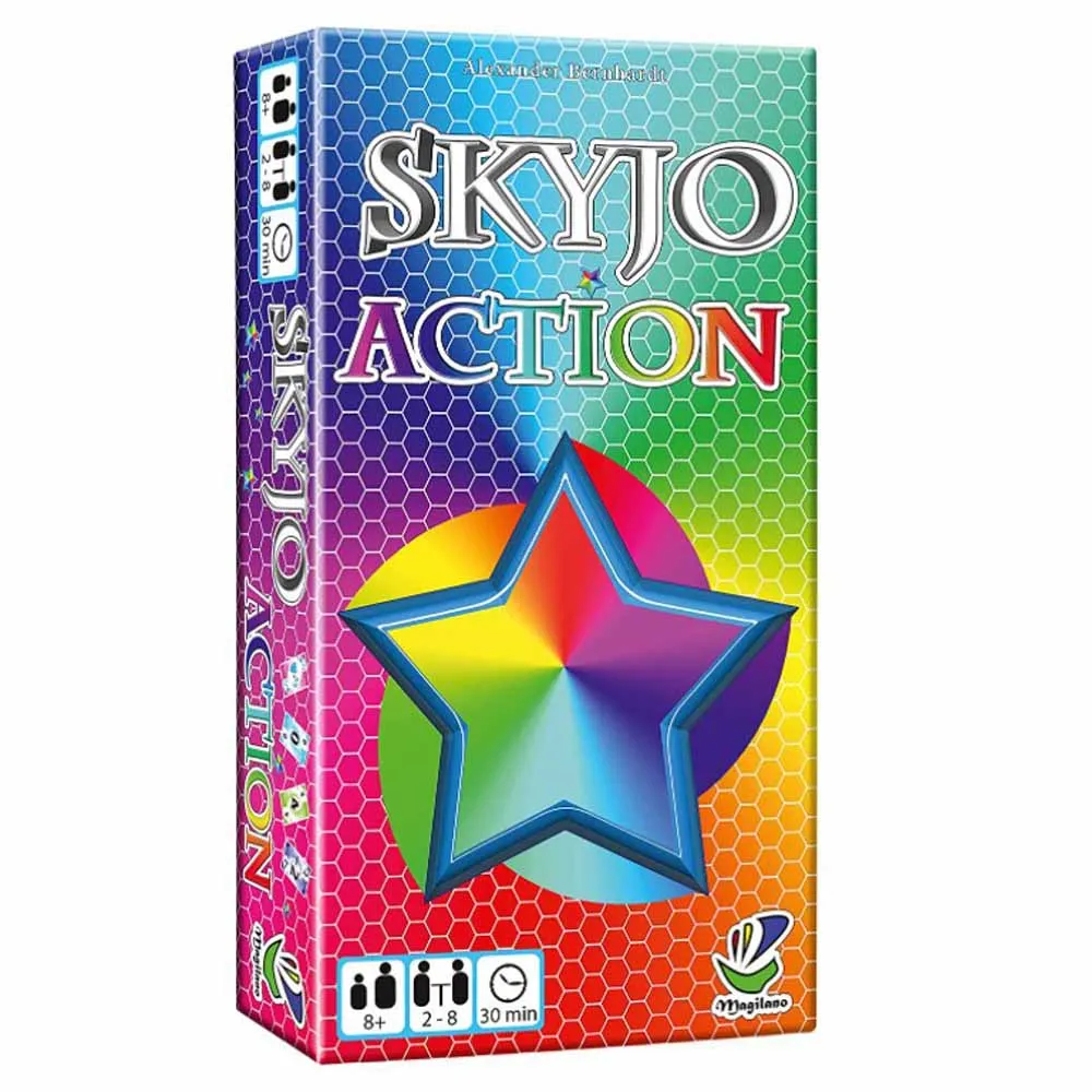 Skyjo Action английская версия семейная настольная игра Party Card Game | Игрушки и хобби