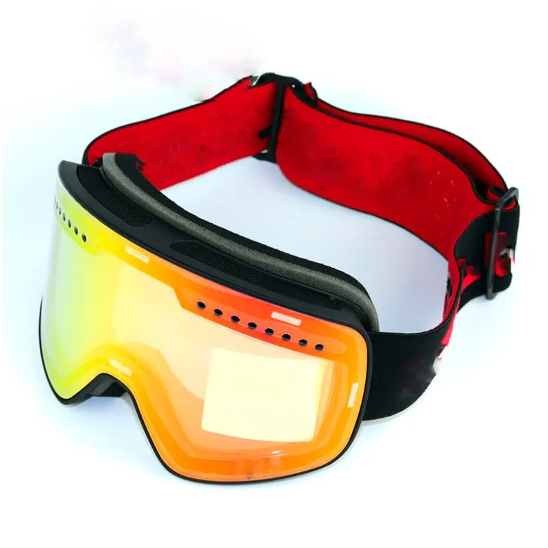 goggles column magnetic absorption adult can card myopia big field of view double-layer anti-fog climbing outdoor ski glasses