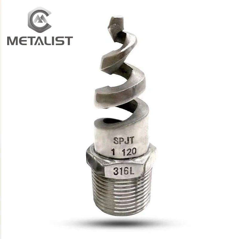 METALIST DN8-DN25 316L Spiral Jet Nozzle Industrial Spray Dust Remove Full Cone for Garden | Обустройство дома