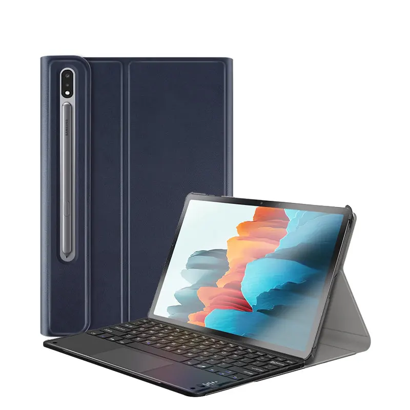 Чехол для клавиатуры с тачпадом Buletooth Samsung galaxy tab S8 S7 SM T870 S6 Lite 10 4 Tab 1 5 T590 T510 T500 P610 |