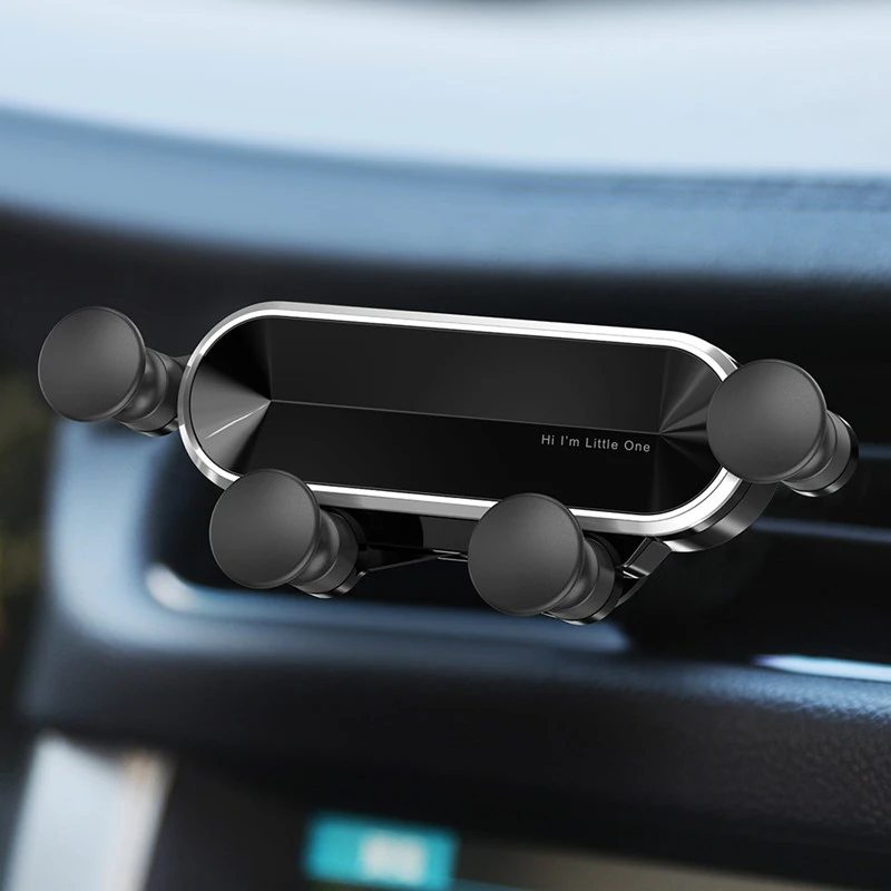 type3 silver Universal Gravity Bracket Car Phone Holder Air Vent Mount Stand Clip For Smartphone in Car Holder for iPhone X XS MAX Samsung S8 - Цвет: type3 silver