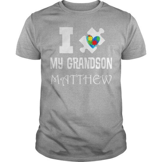 Я люблю моего внука шаблон на заказ для мужской футболки|Мужские футболки| |
