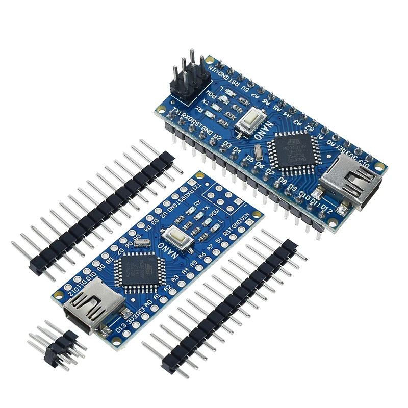 Плата плата совместимая с контроллером arduino Nano 3 0 Atmega328 макетная модулем WAVGAT без USB