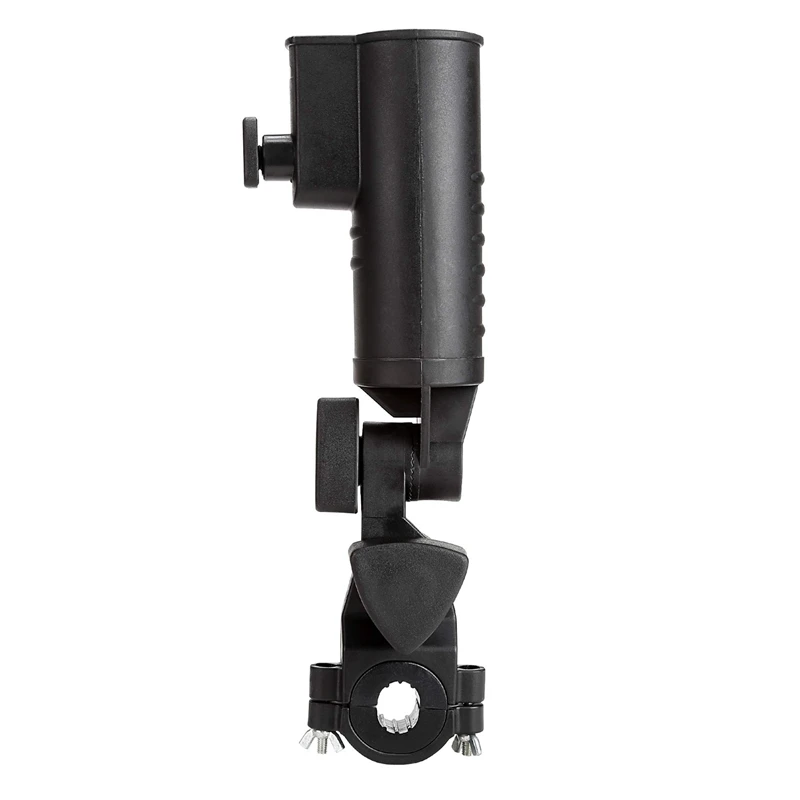 

Universal Golf Trolley Umbrella Holder Adjustable Rotatable 3 Size Clips Stand for Buggy Baby Stroller Pram Golf Cart