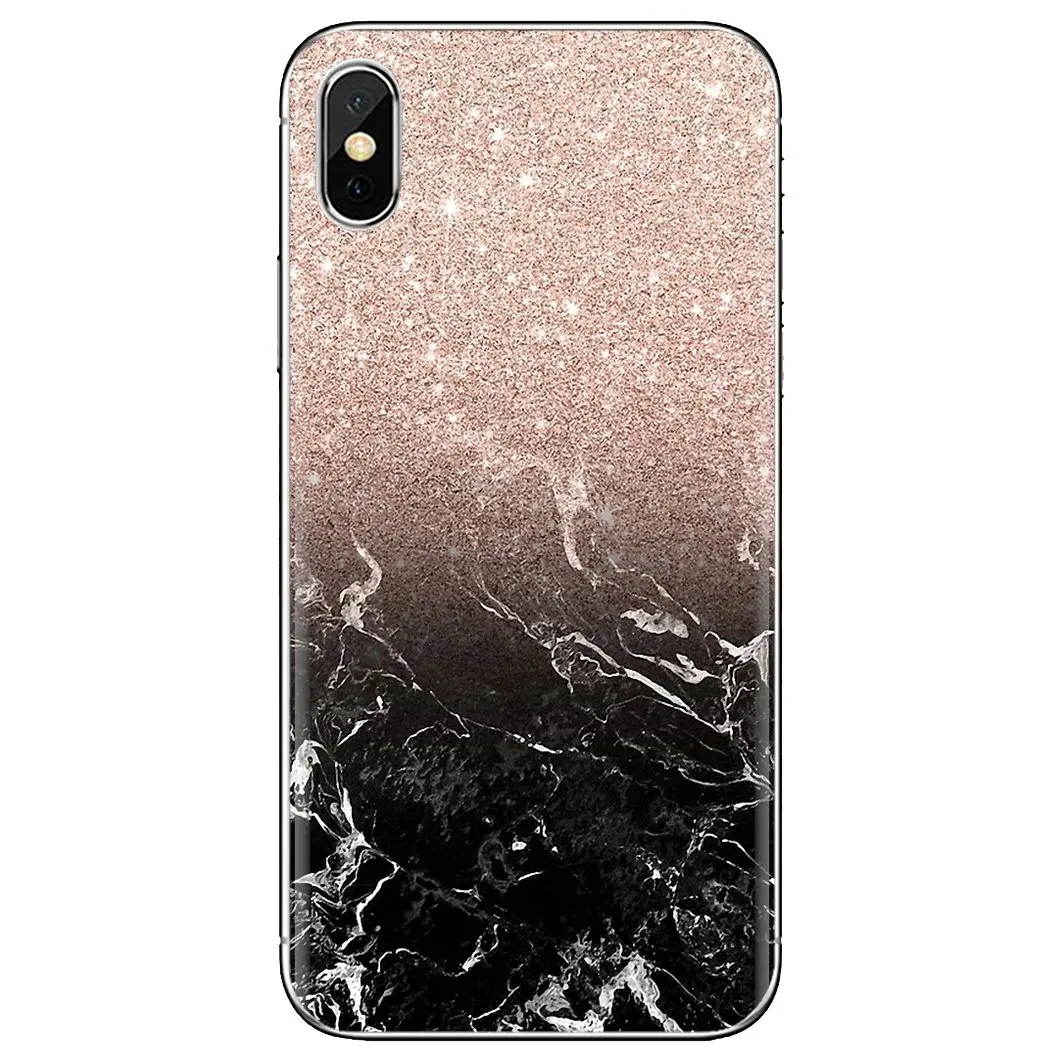 Rose Gold Glitter Marble Silicone Phone Shell Cover For Huawei P7 P8 P9 P10 P20 P30 P40 Lite Plus Pro 2015 2016 2017 Mini | Мобильные