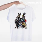 Мужская рок-группа chakhan Noodle Murdoc Russel футболка с коротким рукавом Gorillaz Футболка Ringer модные уличные футболки одежда