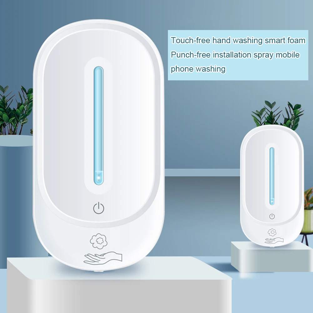 

350Ml Touchless Soap Dispenser Auto-Sensing Motion Smart Sensor Gel/Liquid Hand Soap Dispenser for Kitchen Bathroom Wall Mount