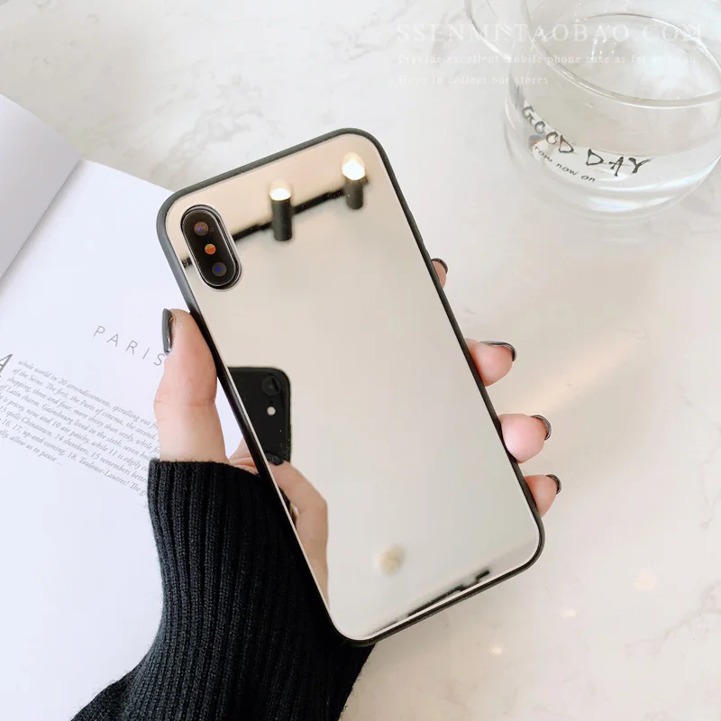 Зеркальный мягкий чехол для samsung Galaxy A10 A20 A20E A30 A30S A40 A50 A50S A70, блестящий чехол для девочек