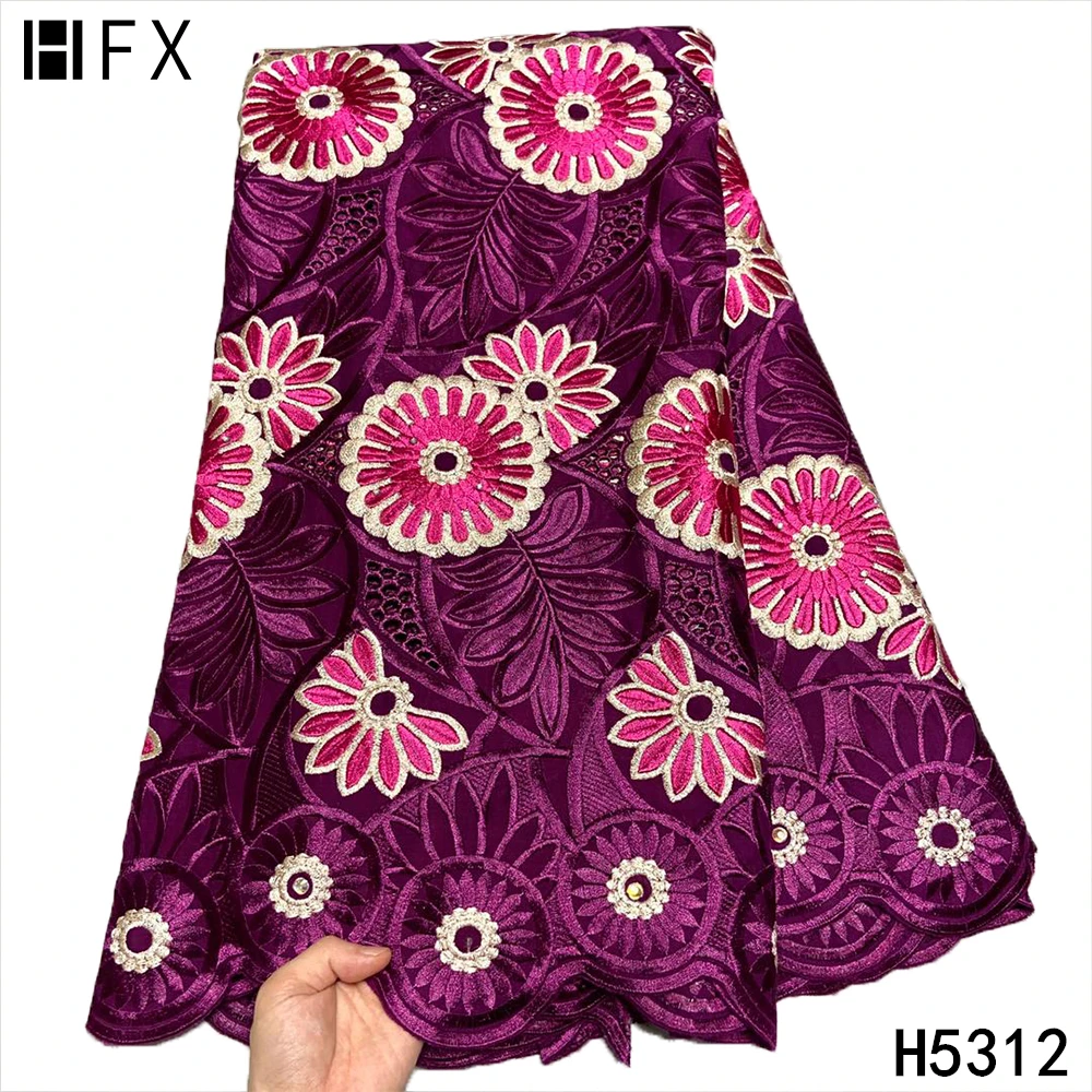 HFX новейшая зеленая швейцарская вуаль кружевная ткань высокого качества вышитая