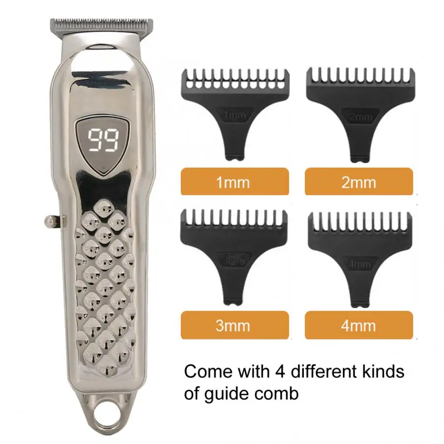 Женская машинка для стрижки волос USB Перезаряжаемый цифровой дисплей мужской