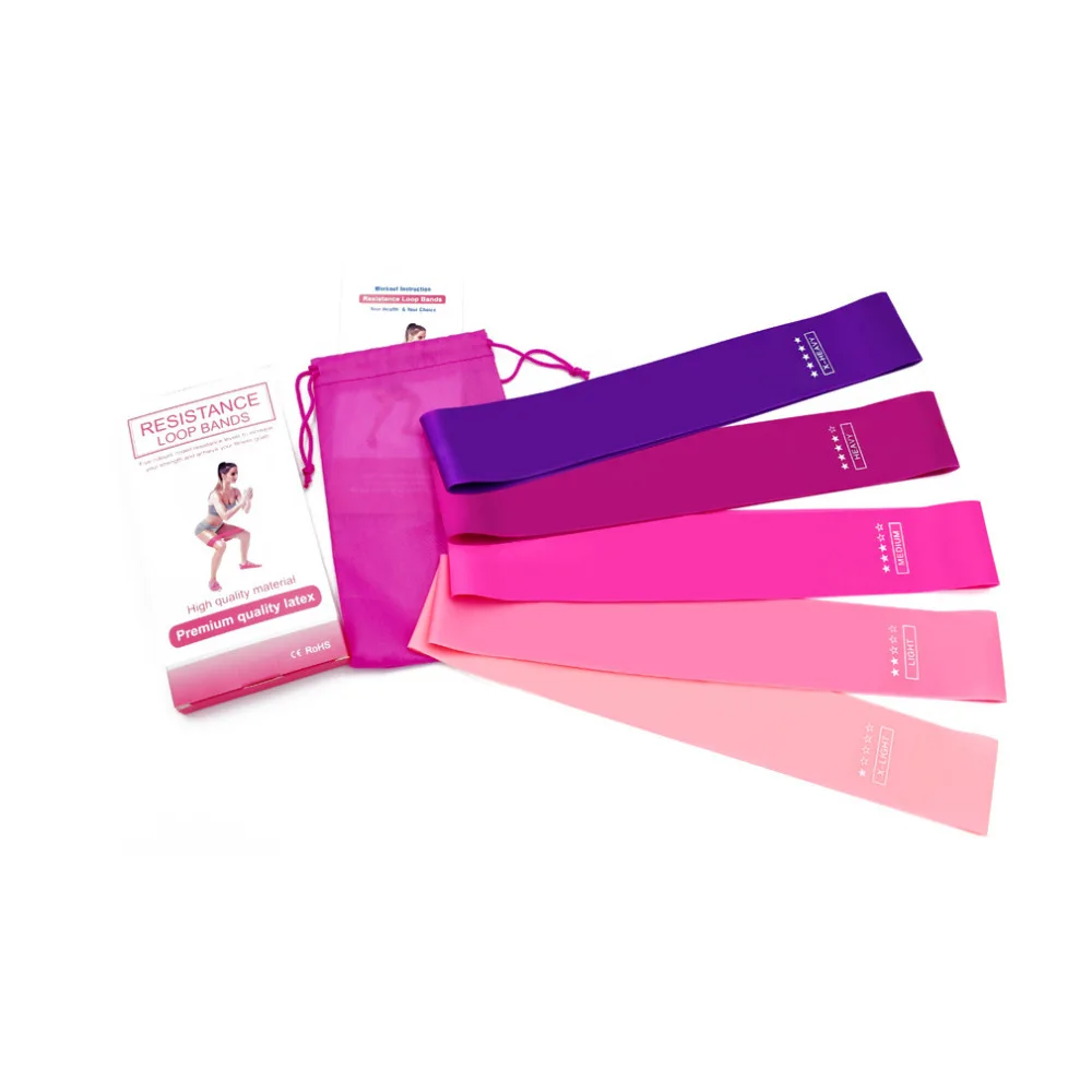 

Resistance Bands Sport Elastic Rubber Bands For Fitness Training Workout Mini Bands Home Yoga Strength Gym Equipment