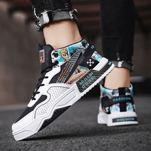 Dropshipping Men Shoes Anime Sneakers For Men Casual Shoes Fashion Mens Tennis Shoes Streetwear Male in USA (United States)