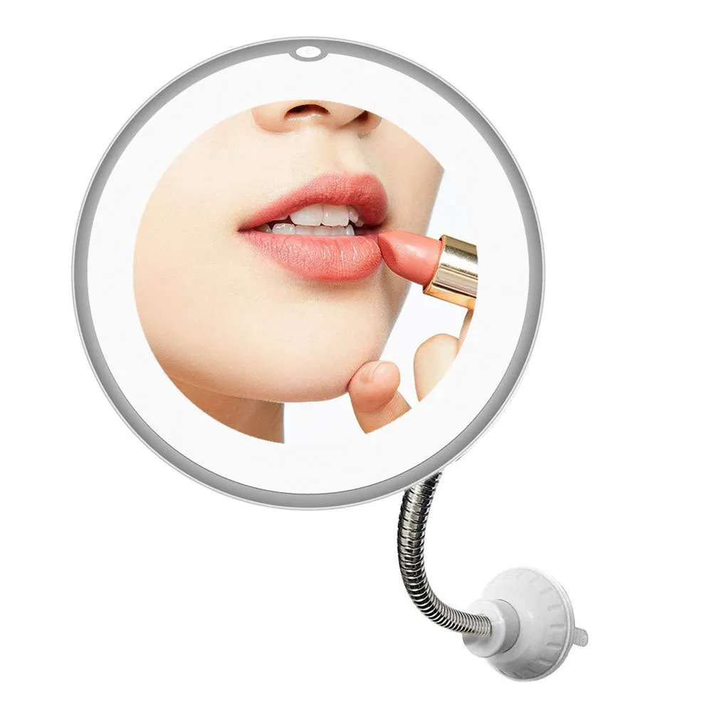Поворотное зеркало для макияжа с увеличением в 10 раз и 360 градусов регулируемое