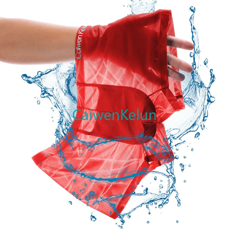 

4 шт./комплект, мужские трусы-боксеры из вискозы